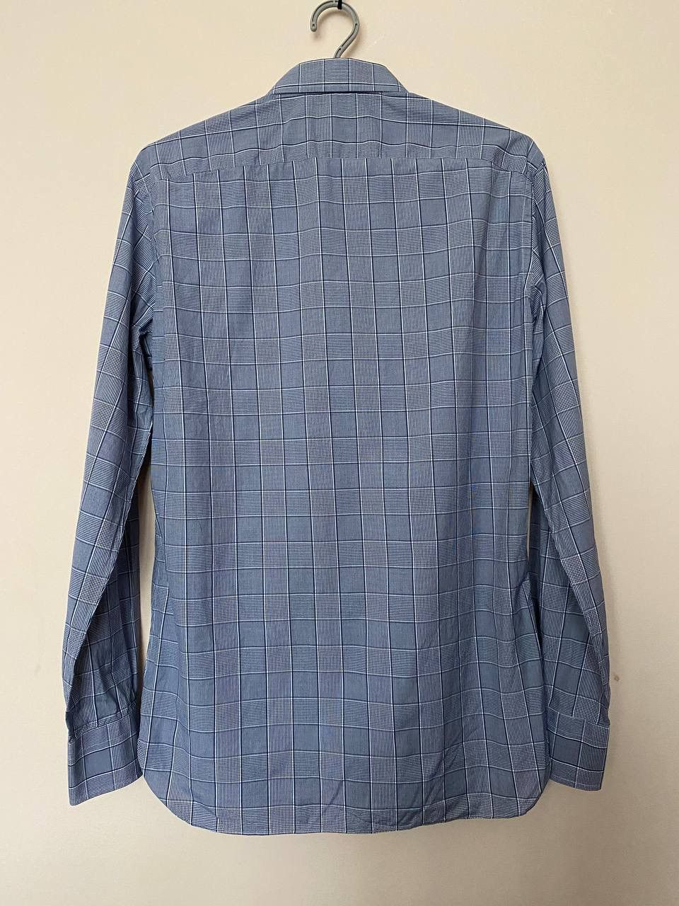 Ermenegildo Zegna × Z Zegna 🔥ERMENEGILDO ZEGNA plaid micro check dress shirt 39 15.5 Size US M / EU 48-50 / 2 - 8 Thumbnail