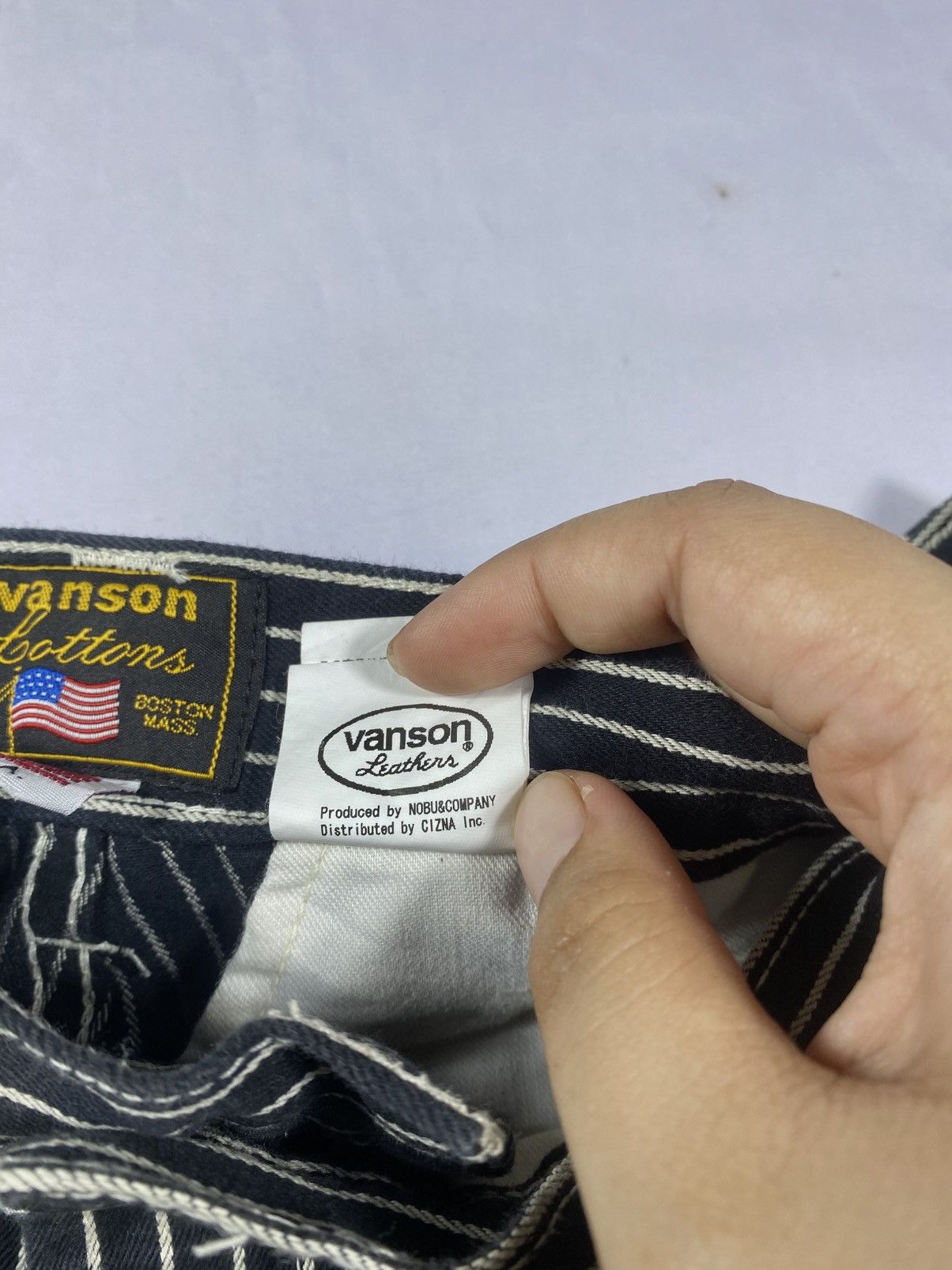 Vanson Leathers Vintage Venson Hickory Pants Size US 30 / EU 46 - 10 Thumbnail