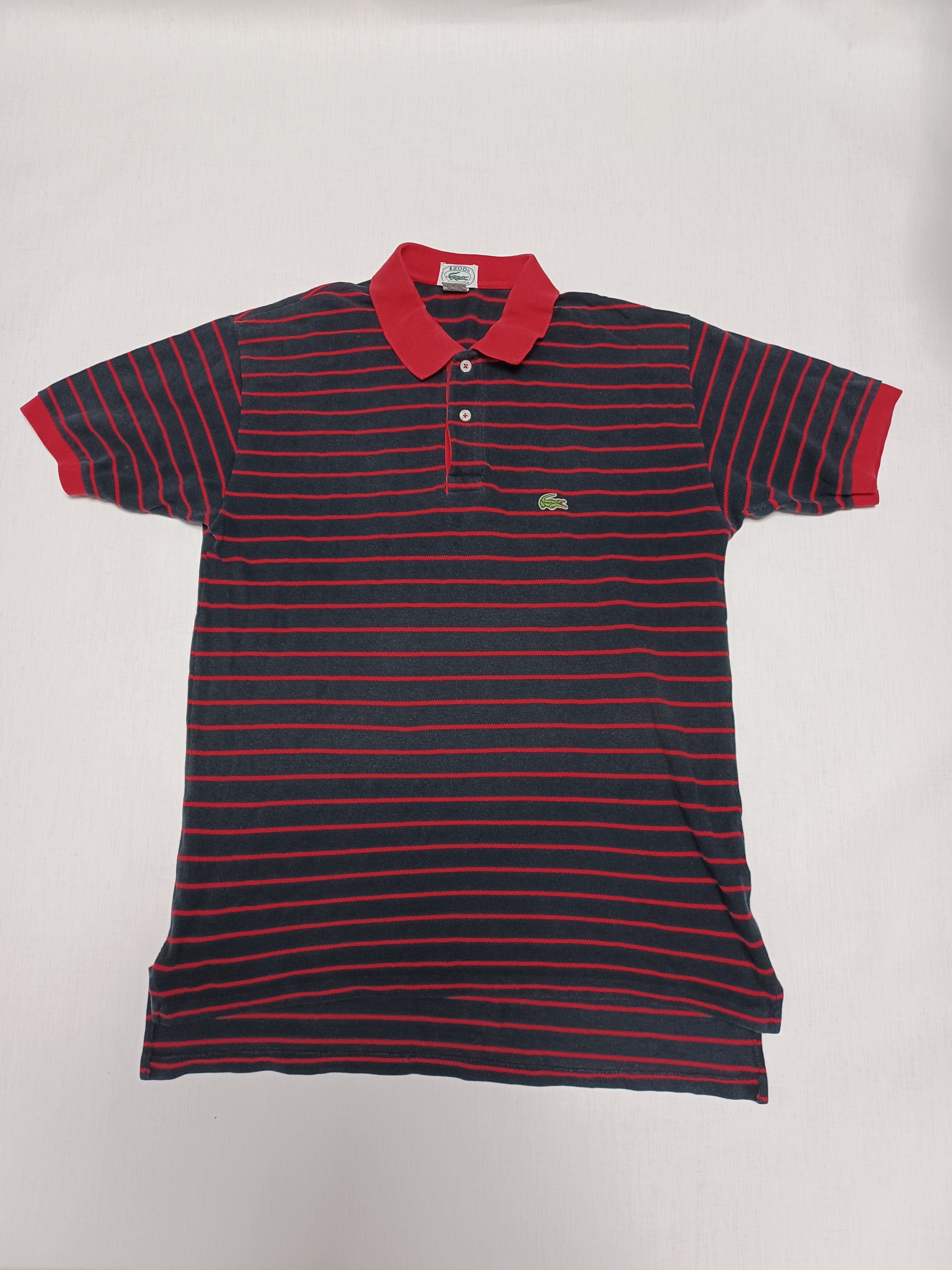 Lacoste IZOD LACOSTE MADE IN USA VINTAGE STRIPED POLO SHIRT Size US L / EU 52-54 / 3 - 1 Thumbnail
