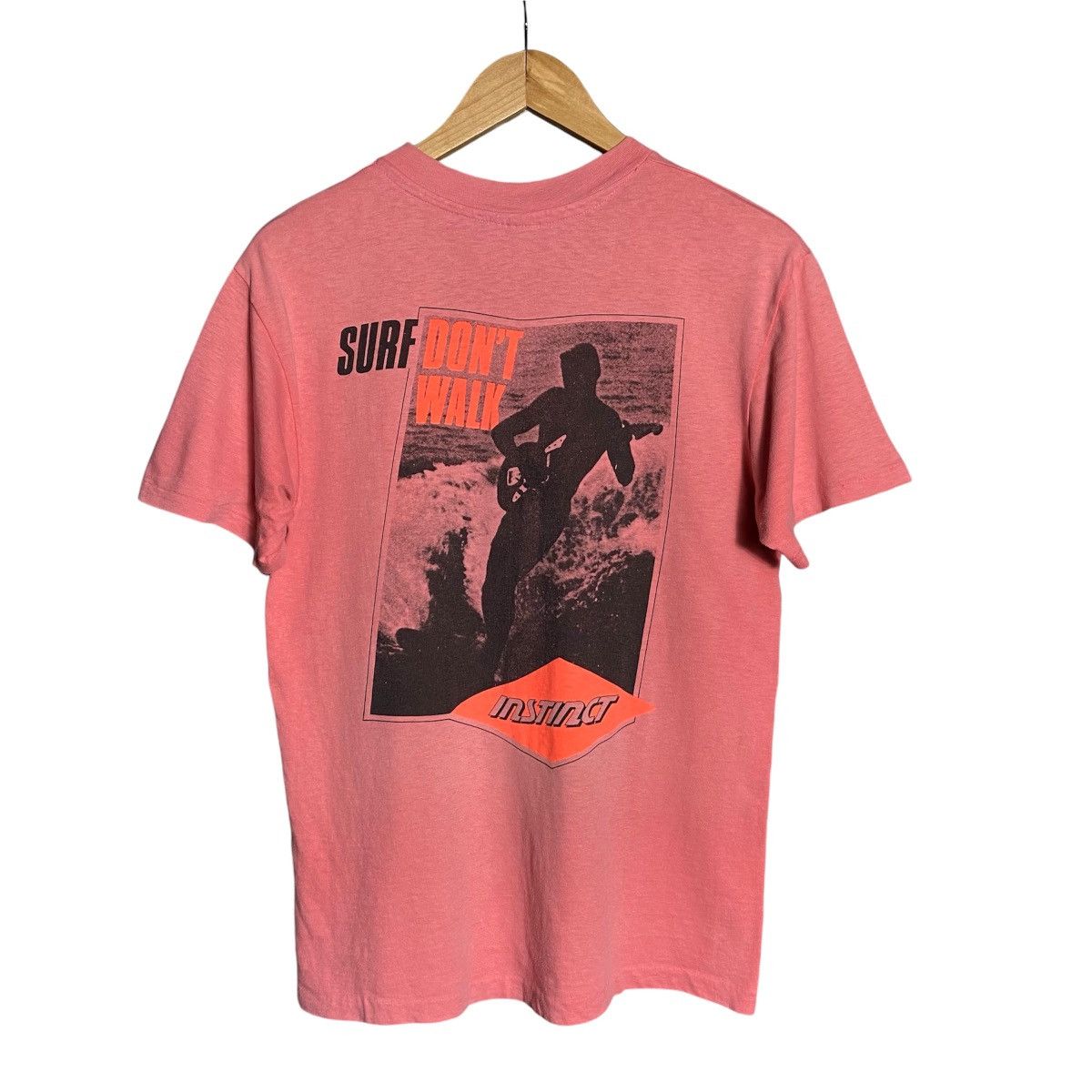 Vintage Vintage 80s Instinct Surf Single Stitch T-Shirt Size US M / EU 48-50 / 2 - 1 Thumbnail
