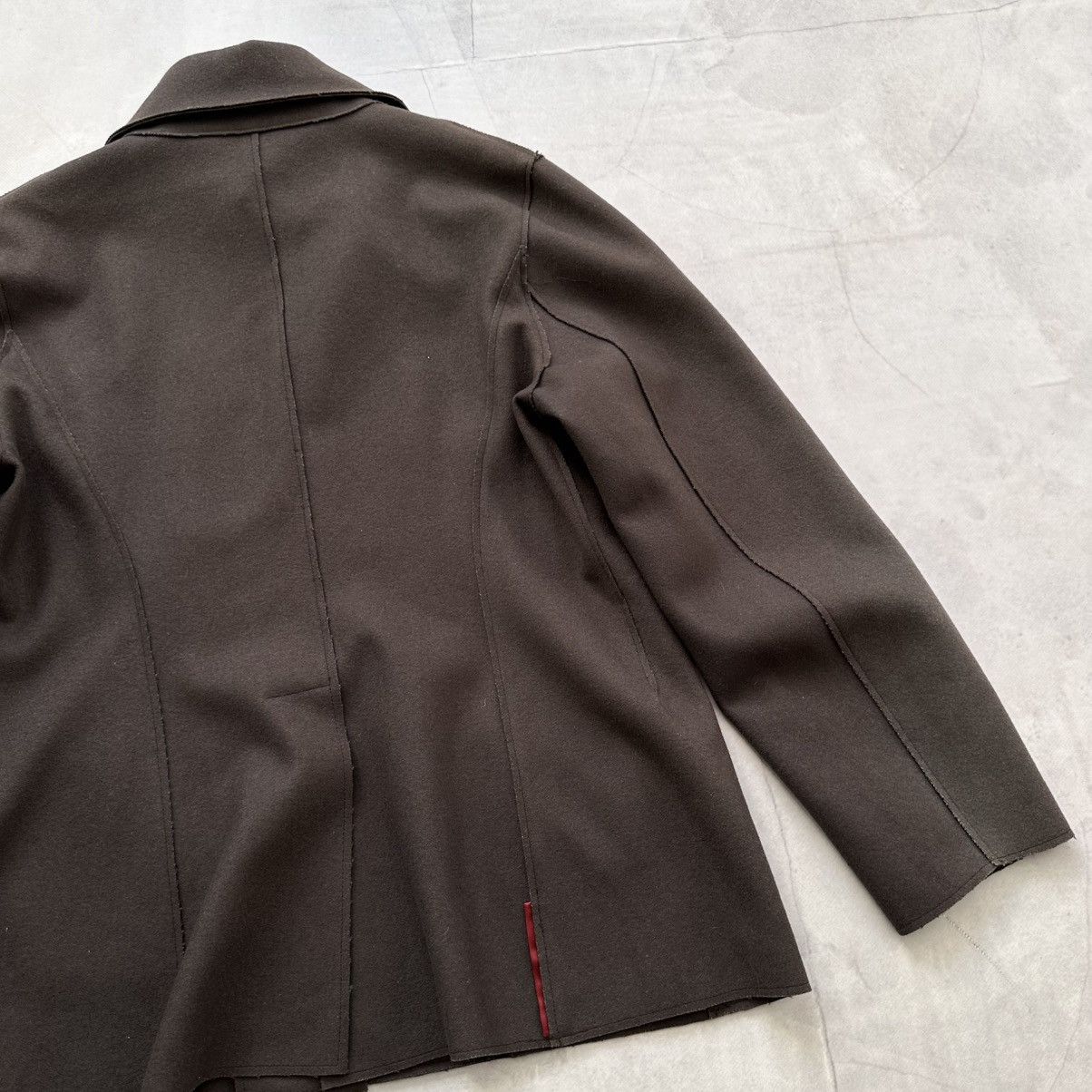 Sarah Pacini Archive Sarah Pacini Avant Garde Wool Jacket Coat Overshirt Size L / US 10 / IT 46 - 16 Thumbnail