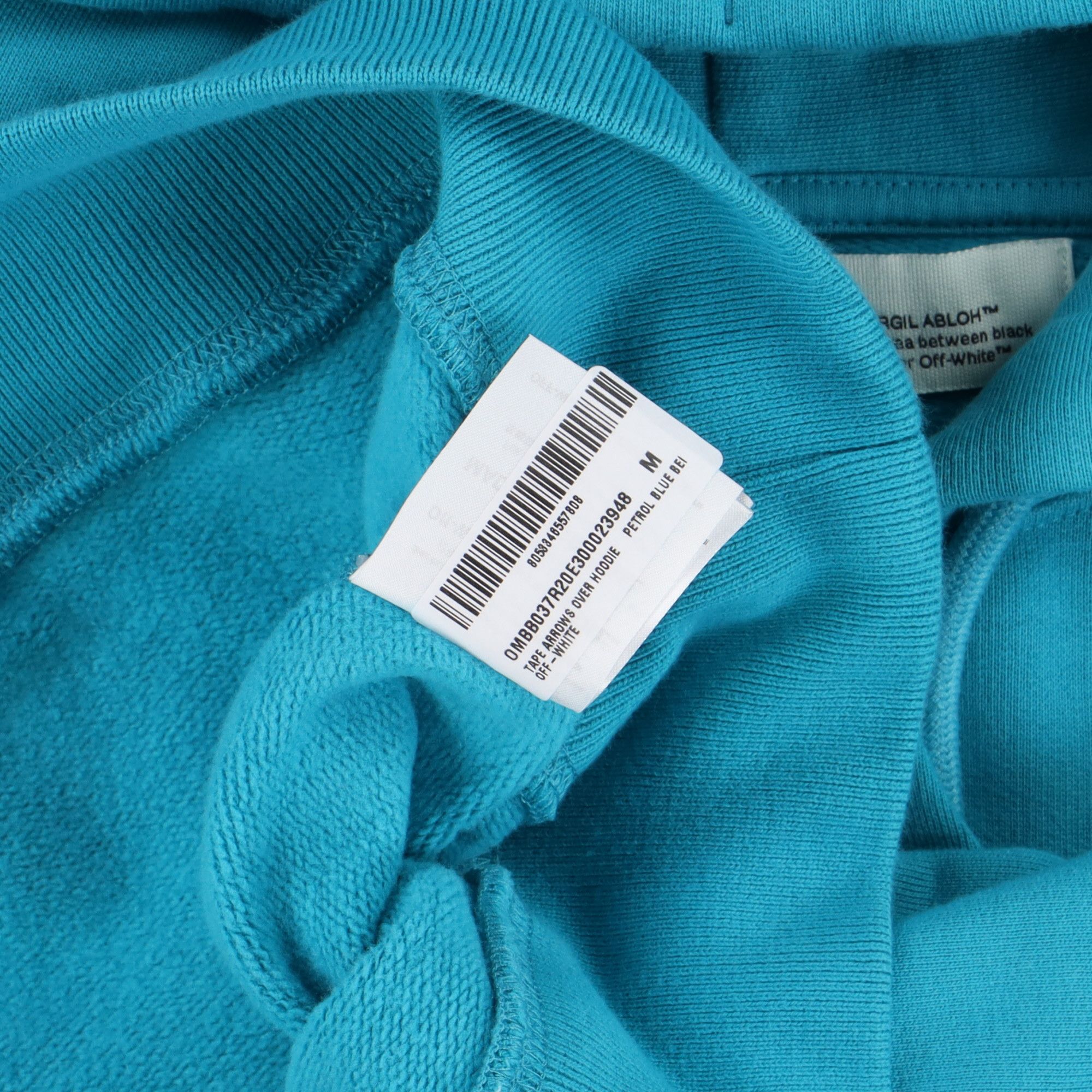 Off-White Blue Tape Arrows Logo Oversized Hoodie Size M / US 6-8 / IT 42-44 - 9 Thumbnail