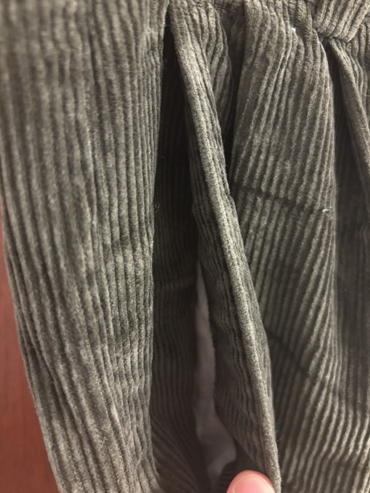 Vintage Mr. Leggs olive khaki corduroy trouser Size US 34 / EU 50 - 5 Thumbnail