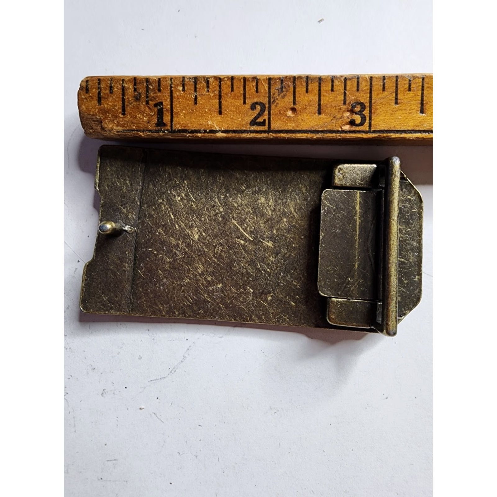 Vintage VINTAGE Brass DAD Spellout METAL BELT BUCKLE Size ONE SIZE - 3 Thumbnail