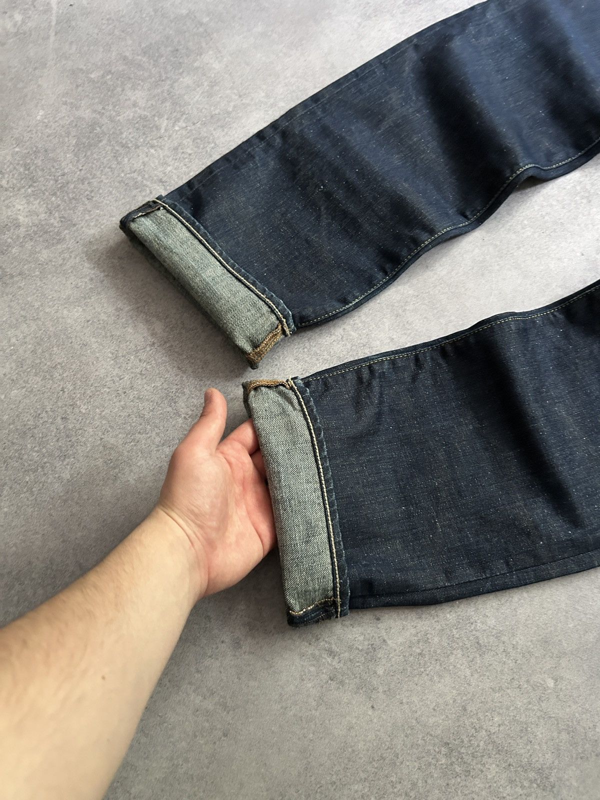 G-Star G star Raw Selvage Dark blue jeans mens 34/34 Size US 34 / EU 50 - 7 Thumbnail