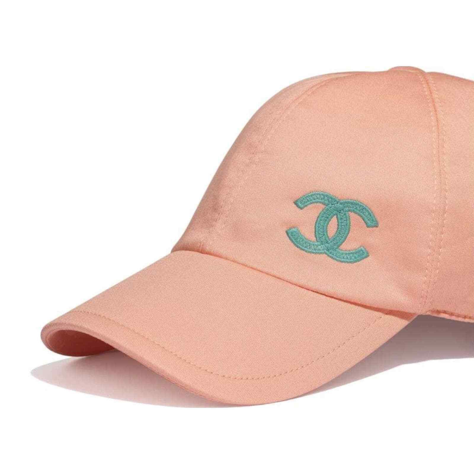 Chanel Chanel REV Orange Peach Turquoise Baseball Curved Peak Hat Size ONE SIZE - 5 Thumbnail