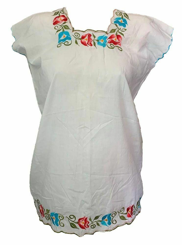 Designer Pre Owned White Hand Made Blouse L Size L / US 10 / IT 46 - 1 Thumbnail