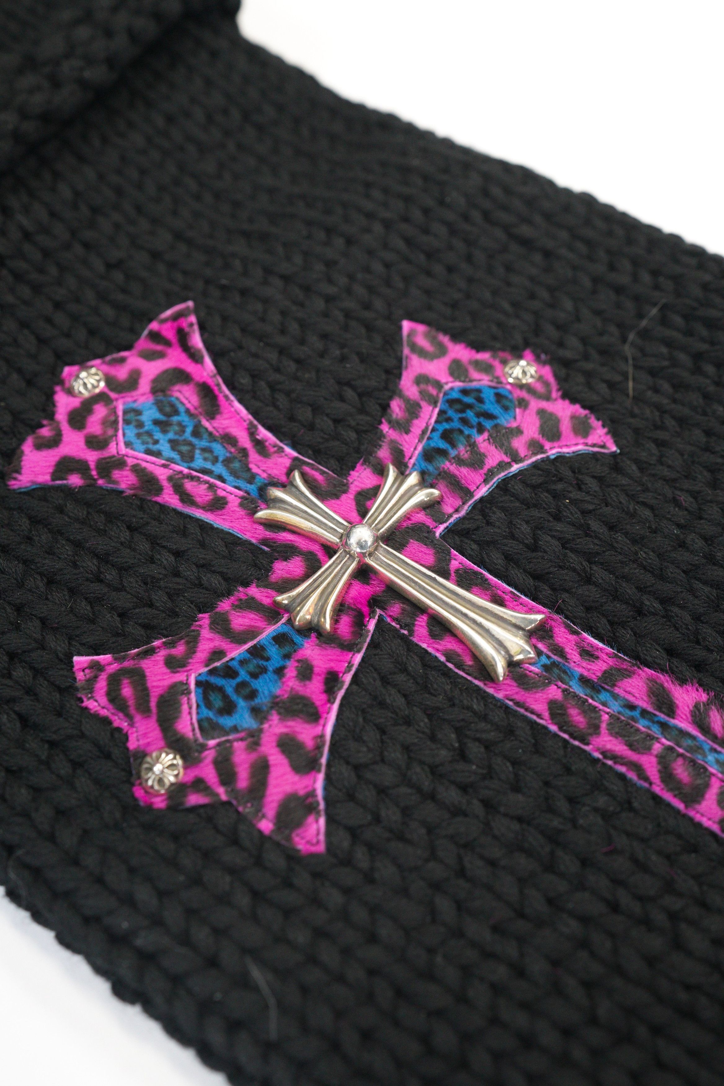 Chrome Hearts Chrome Hearts Black Knitted Christmas Stocking Size ONE SIZE - 5 Thumbnail