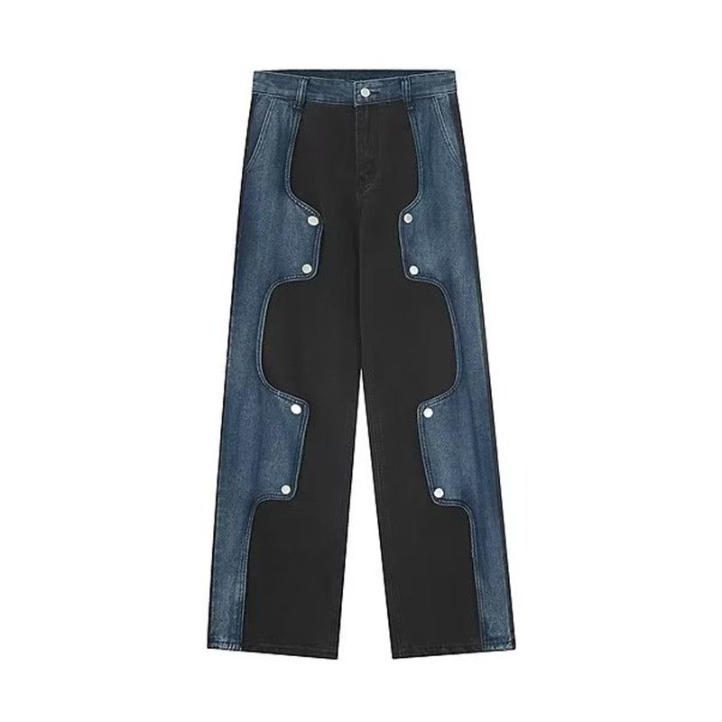 Patchwork Baggy Jeans