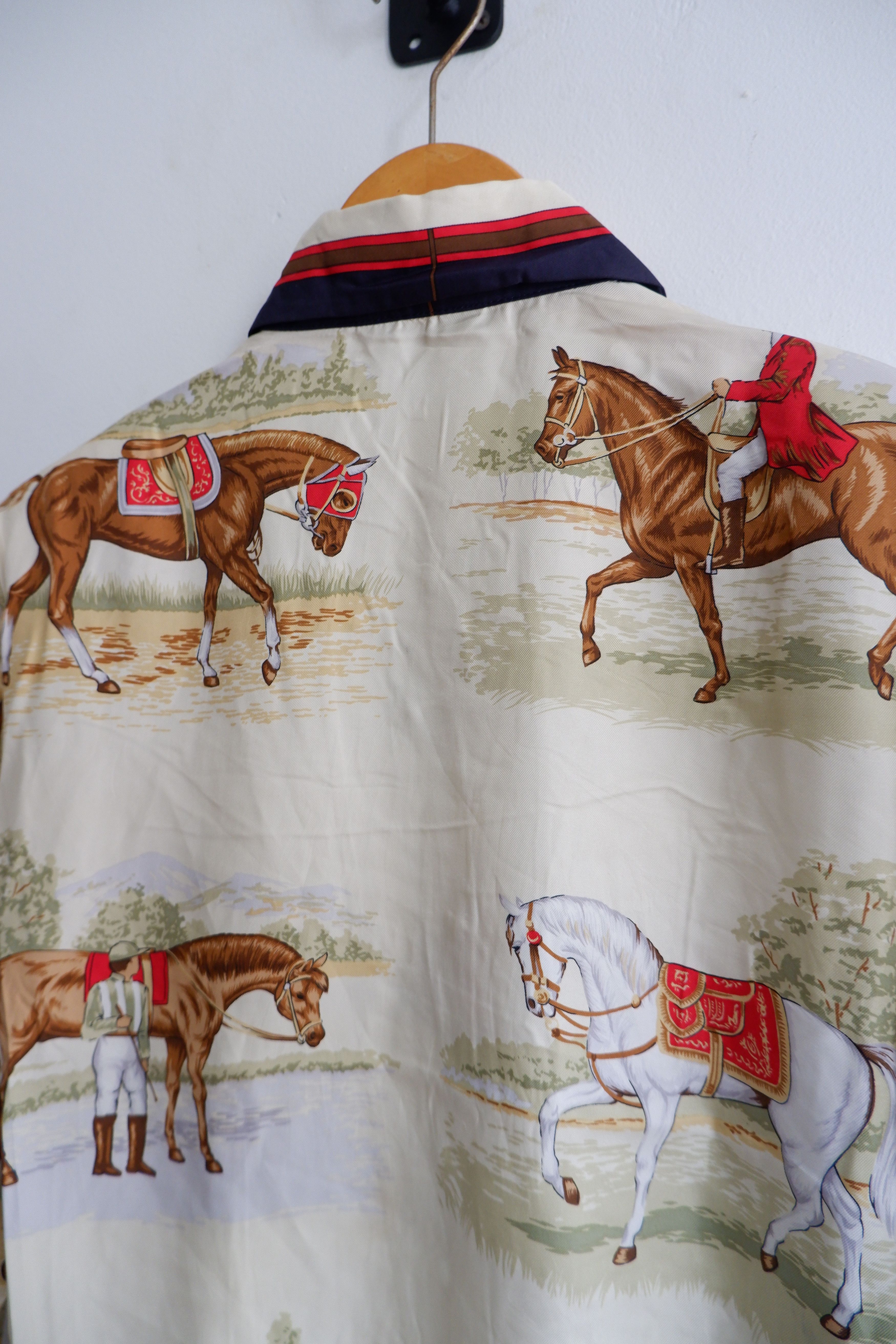 Japanese Brand Vintage Beauwill Printed Silk Shirt Size M / US 6-8 / IT 42-44 - 5 Thumbnail