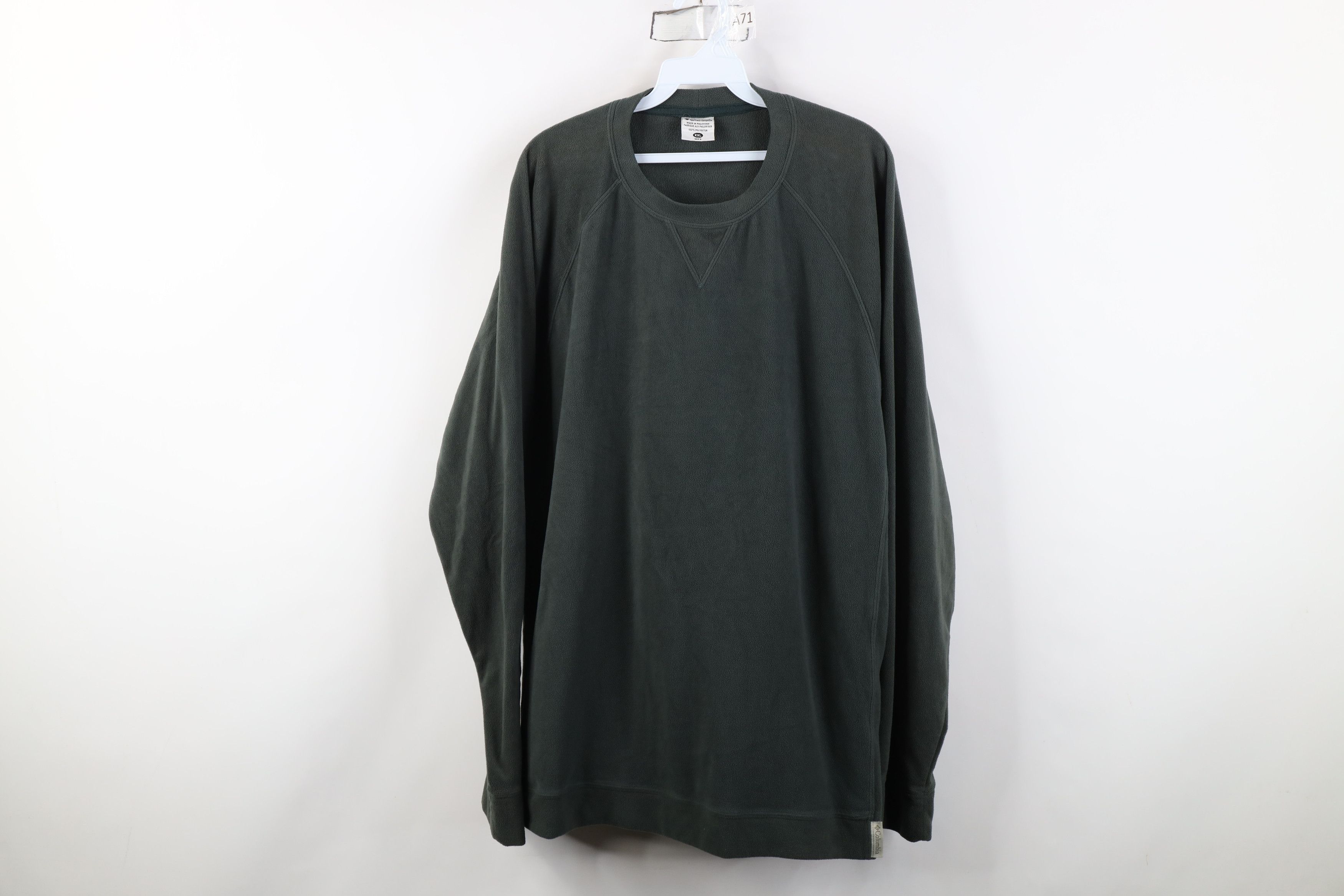 Columbia Vintage Columbia Spell Out Fleece Crewneck Sweater Green Size US XXL / EU 58 / 5 - 1 Thumbnail