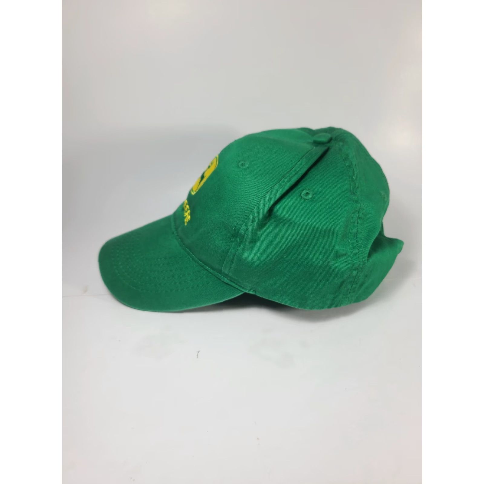 John Deere VINTAGE John Deere Baseball Cap Hat Snapback Green Yellow Farming Agriculture Machinery Mens Twill Cotton Adjustable Size ONE SIZE - 6 Thumbnail