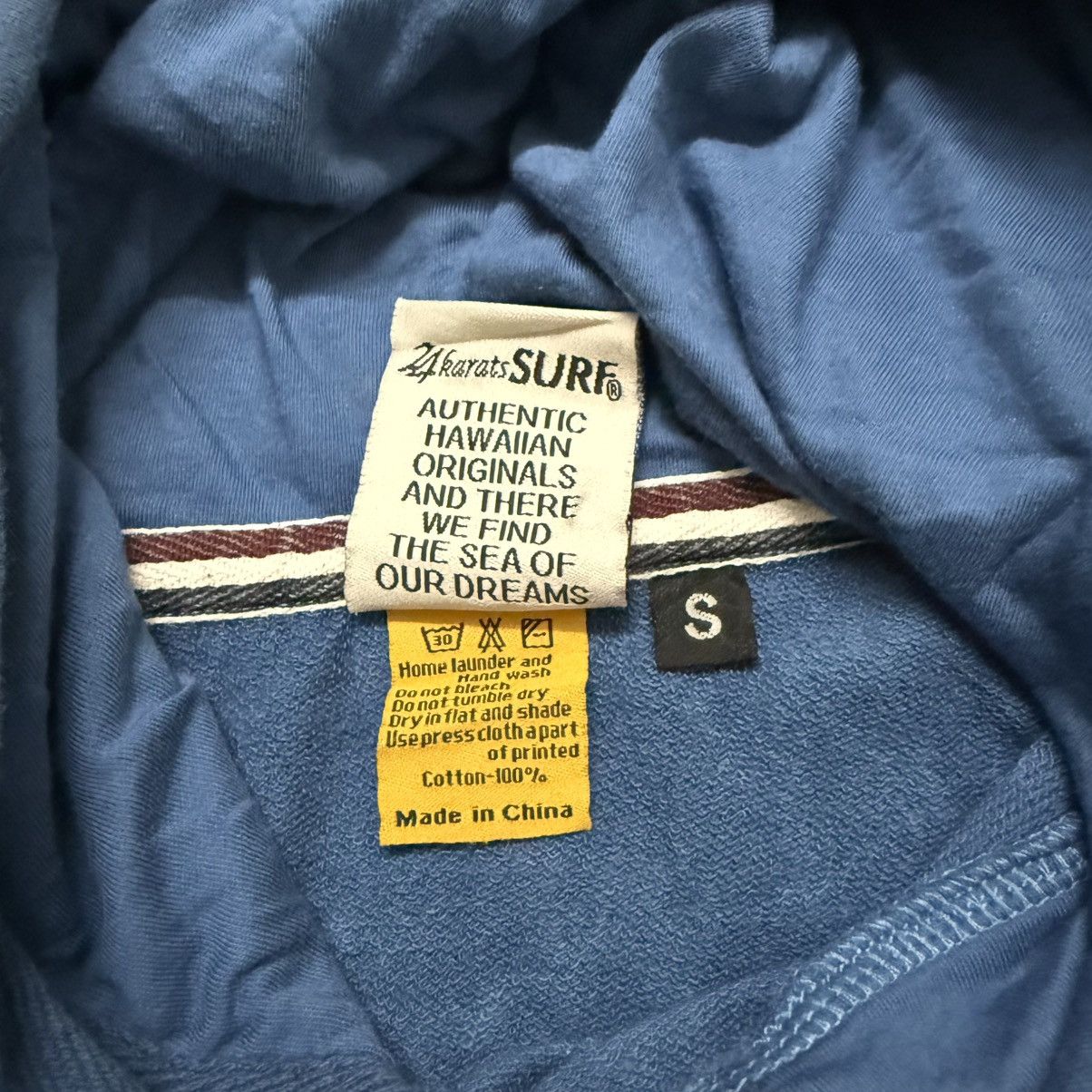 If Six Was Nine 24karats Surf Hoodie Japanese Brand Size US S / EU 44-46 / 1 - 9 Thumbnail