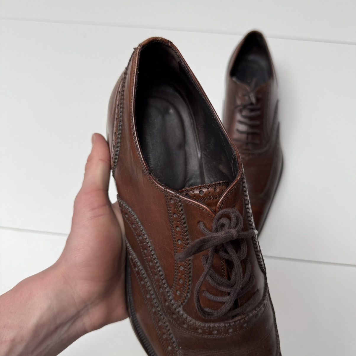Dolce & Gabbana Vintage dolce gabbana formal oxfords leather shoes boots Size US 10 / EU 43 - 14 Thumbnail