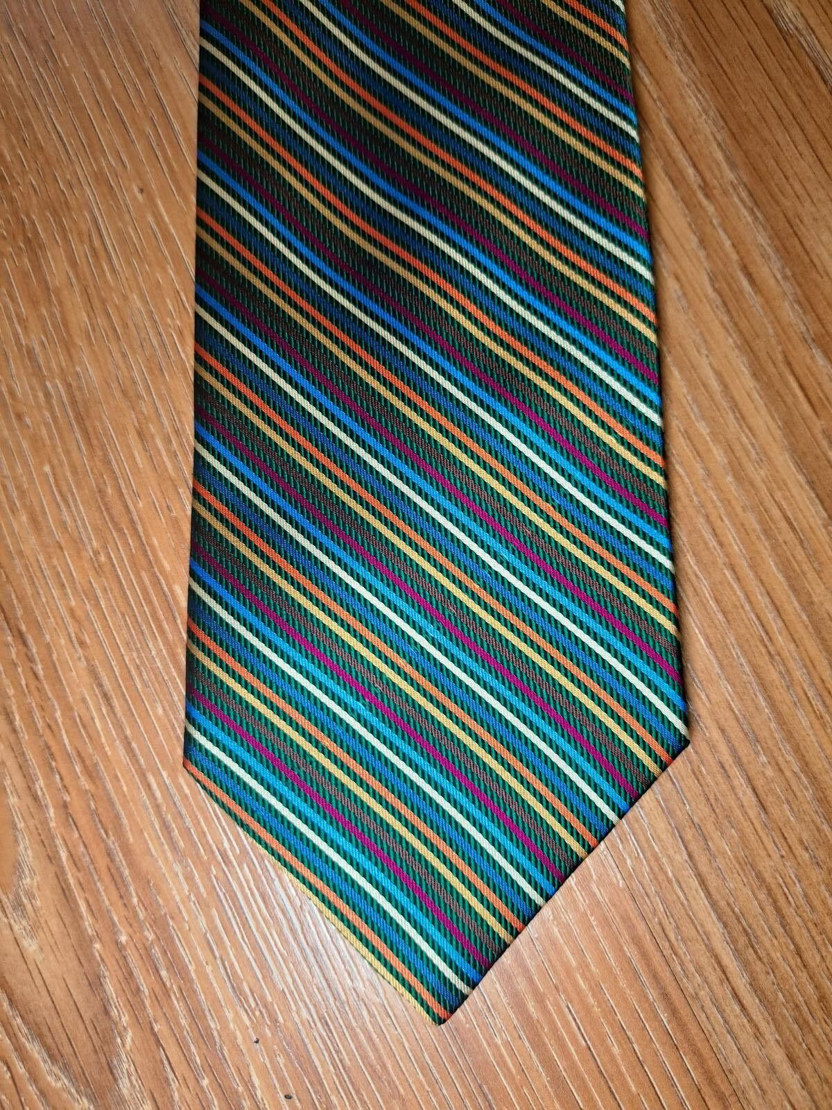 Brooks Brothers Brooks Brothers 100% Silk Tie Multicolor Striped Herringbone Size ONE SIZE - 1 Thumbnail