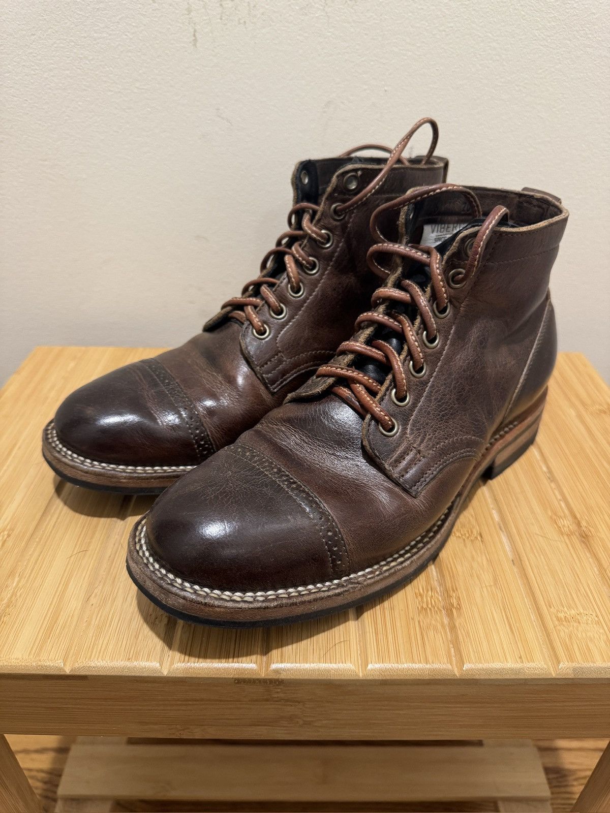 Viberg Viberg 2030 Service Boot Horween Rowdy Dachshund 6E Size US 6 / EU 39 - 1 Thumbnail