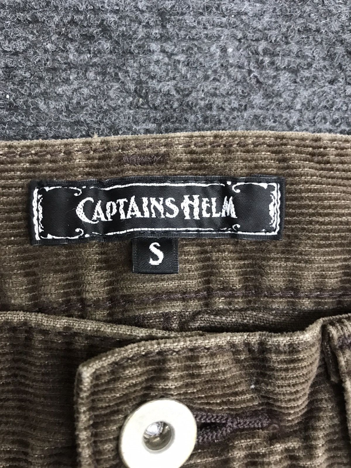 Japanese Brand Statement Pant CAPT HELM Japan Distressed Curduroy Pant Size US 29 - 9 Thumbnail