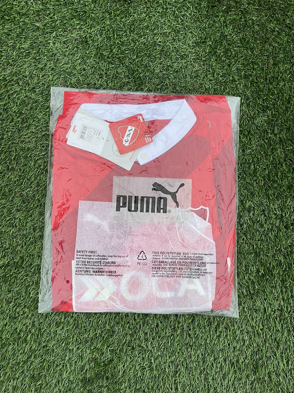 image of Dead Stock Independiente 2015/16 Puma Retro Jersey in Red, Men's (Size Large)