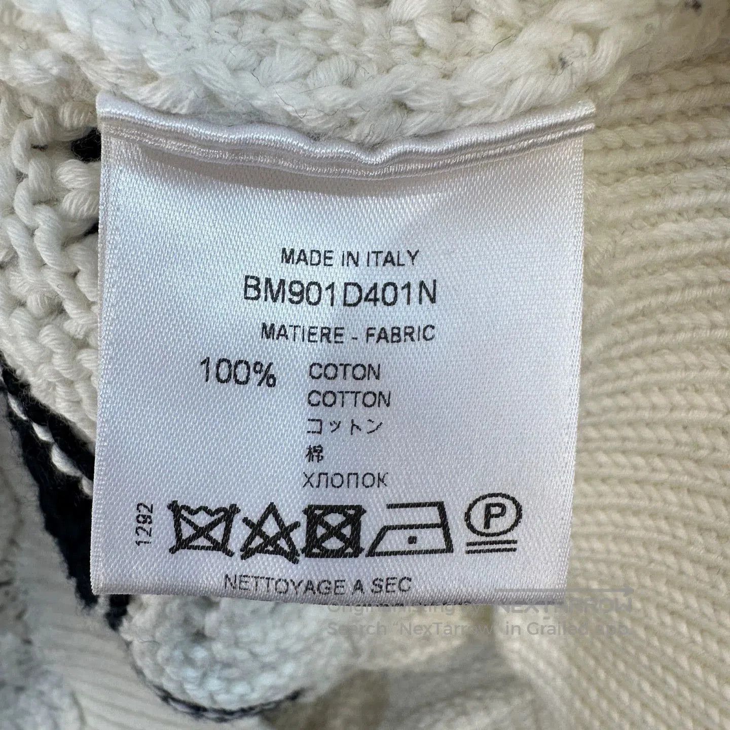 Givenchy Givenchy Black White Wave Knit Sweater. Size US L / EU 52-54 / 3 - 5 Thumbnail