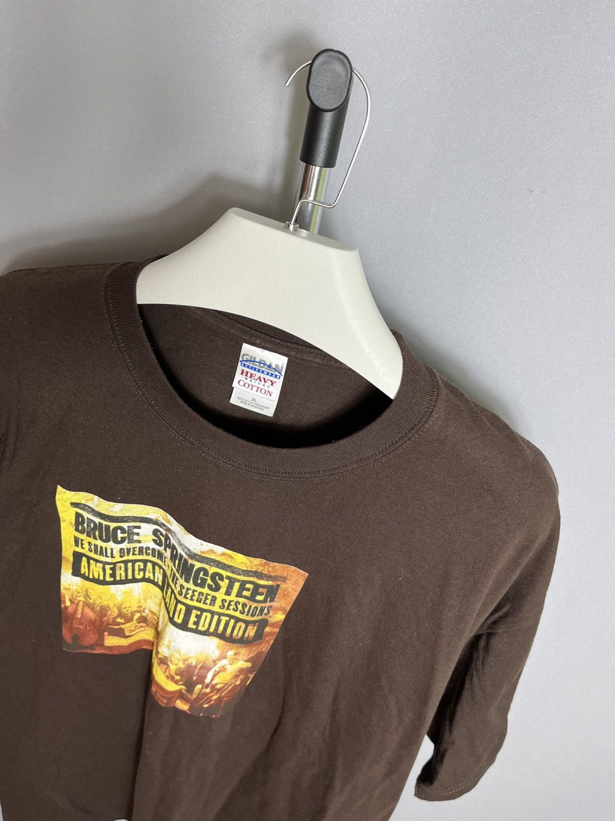 Band Tees bruce springsteen the seeger sessions gildan 2006 brown Size US XL / EU 56 / 4 - 5 Thumbnail