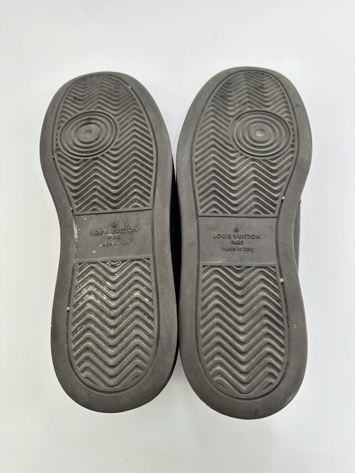 Louis Vuitton Louis Vuitton Black Leather Monogram Canvas Rivoli Sneaker Size US 7.5 / EU 40-41 - 9 Thumbnail