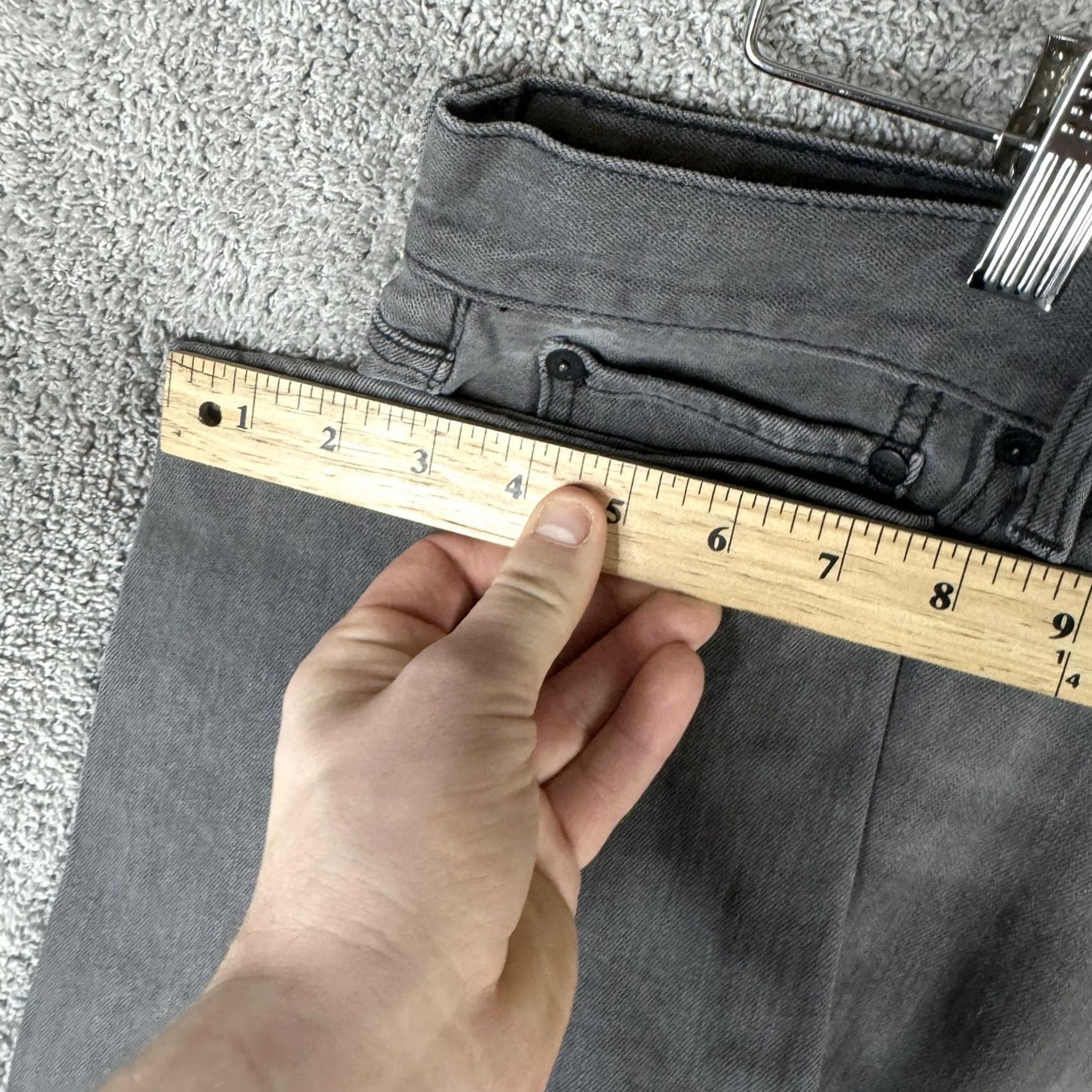 Lucky Brand Lucky Brand Jeans Mens 40x32 Gray 221 Original Straight Denim Casual Pants Shirt? Size US 40 / EU 56 - 7 Thumbnail