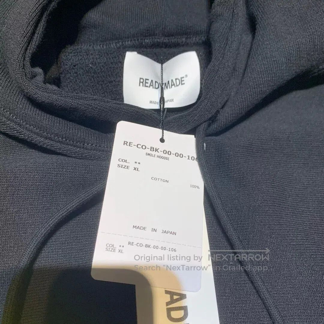 READYMADE Readymade Flame Smile Face Hoodie. Size US XL / EU 56 / 4 - 3 Thumbnail