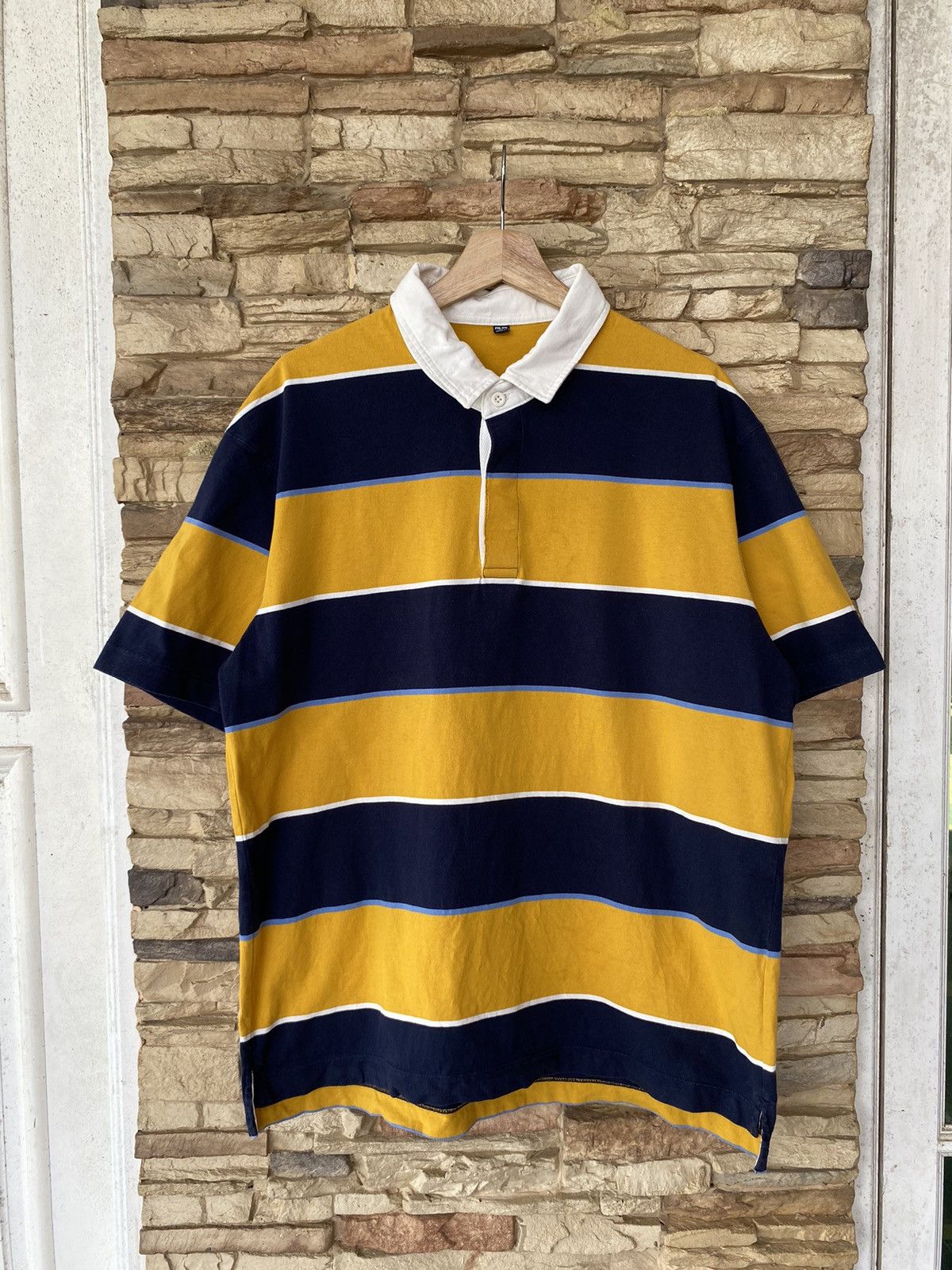 Uniqlo Uniqlo Rugger Polos Rugby Shirt Size US XL / EU 56 / 4 - 1 Thumbnail