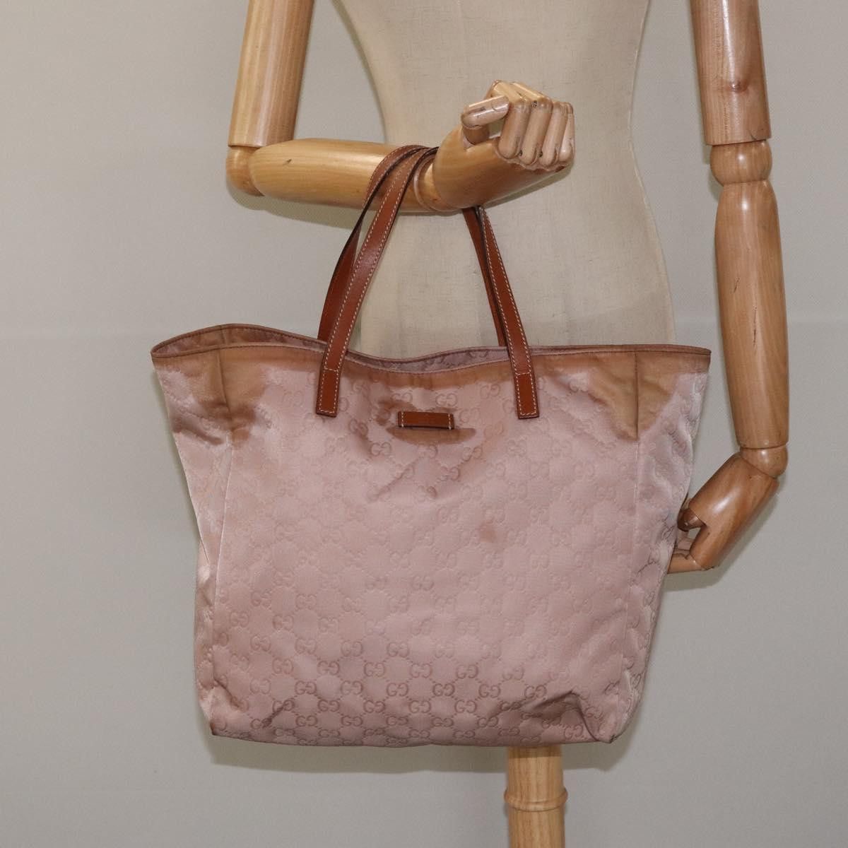 Gucci GUCCI GG Canvas Hand Bag Pink Size ONE SIZE - 21 Thumbnail
