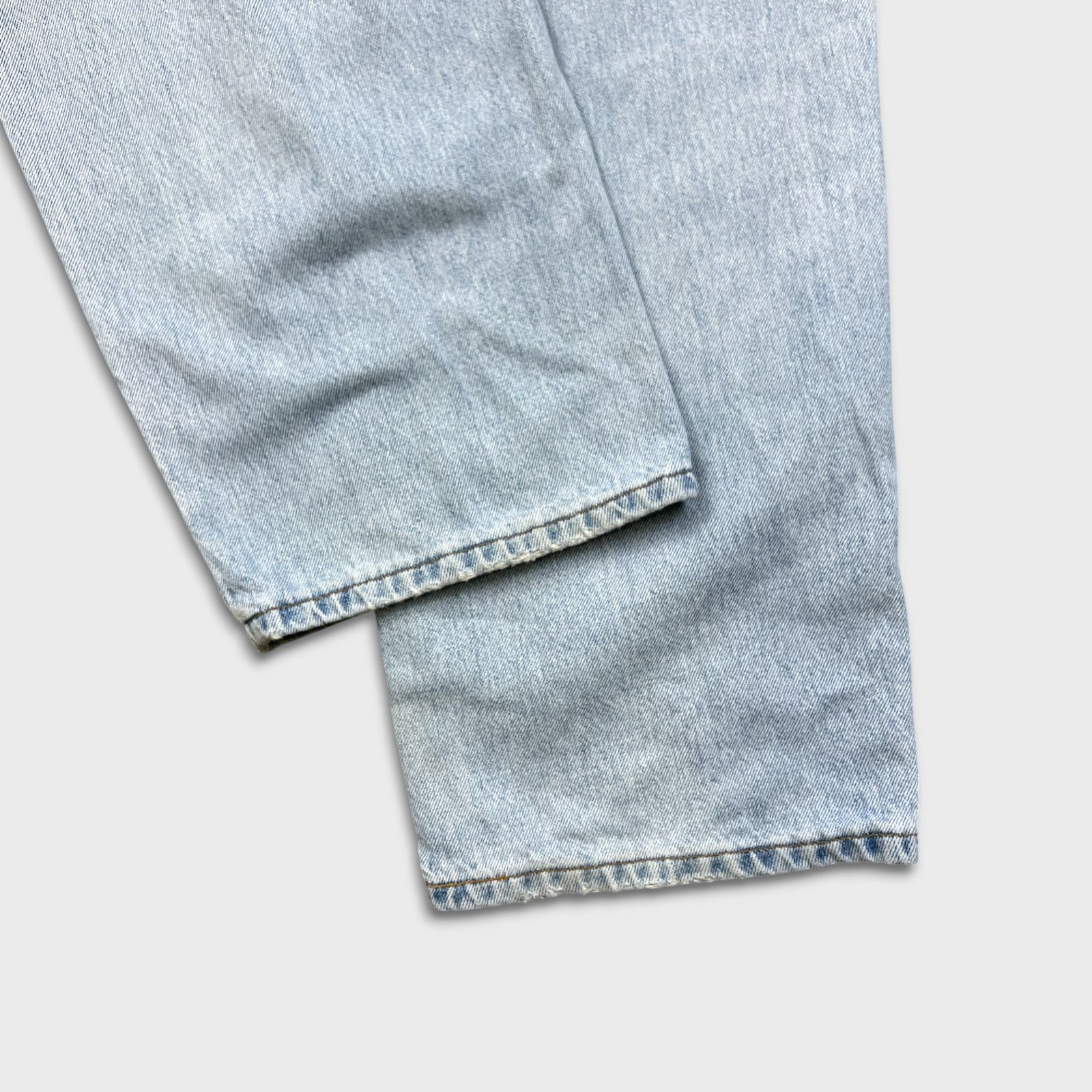 Levi's × Vintage Vintage 90s Levi's 535 Jeans 38x32 Euro Fit Wide Leg Baggy Size US 38 / EU 54 - 9 Thumbnail