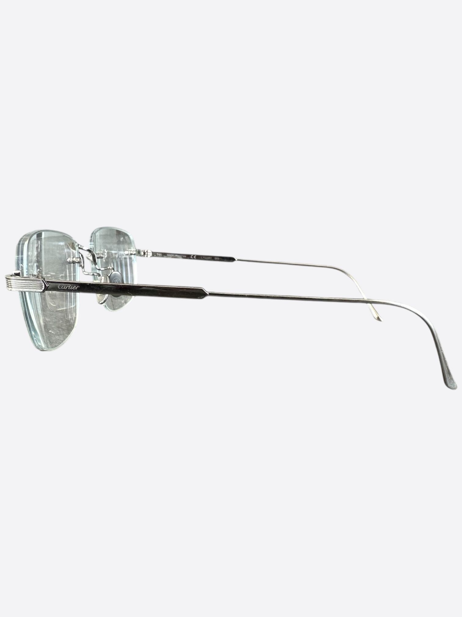 Cartier Cartier Silver Clear Glasses Size ONE SIZE - 4 Thumbnail