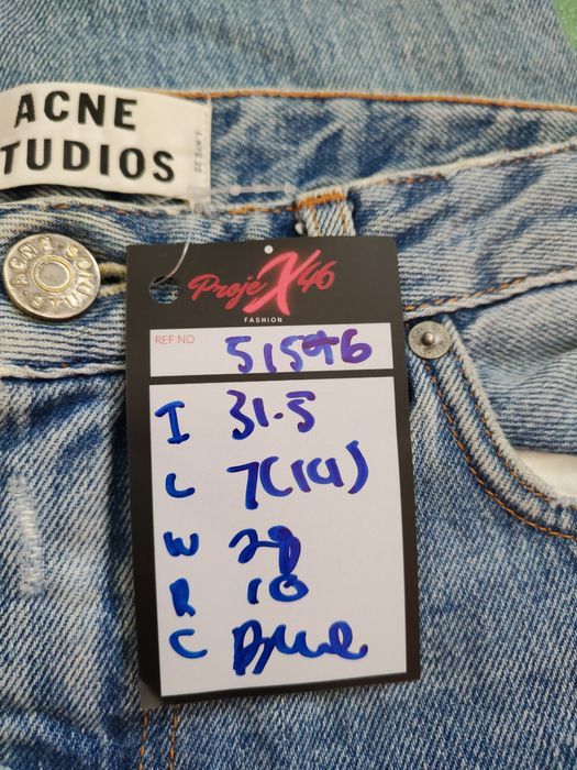 Acne Studios Acne Studios reworked reconstruct patchwork custom #5156DLL Size US 29 - 10 Thumbnail