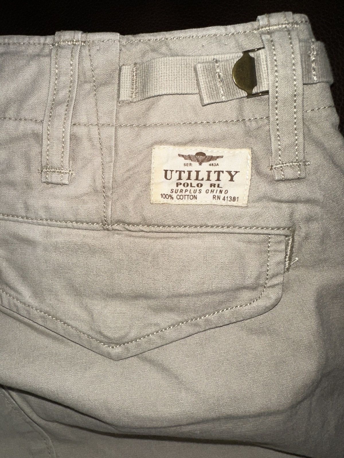 Polo Ralph Lauren × Ralph Lauren Men’s Classic Fit Canvas Cargo Pant Size US 31 - 1 Thumbnail