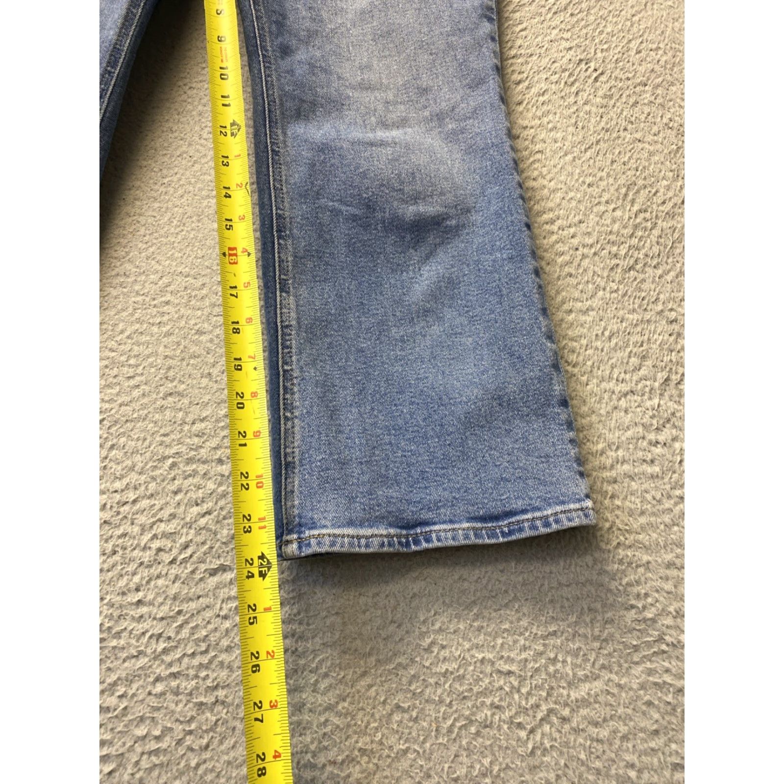 J.Crew J.CREW Wide-Leg Crop Jeans Denim /160-34 Women 34x24 Blue Cotton Blend Stretch Regular Spring Jeans Womens Size 24" / US 00 / IT 34 - 6 Thumbnail