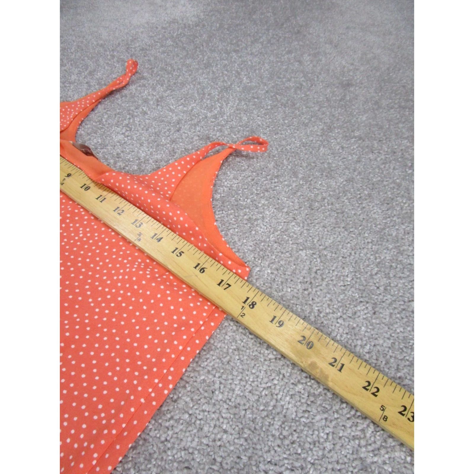 Loft LOFT Tank Women XS Orange Polka Dot Camisole Sleeveless Casual Womens Size XS / US 0-2 / IT 36-38 - 5 Thumbnail