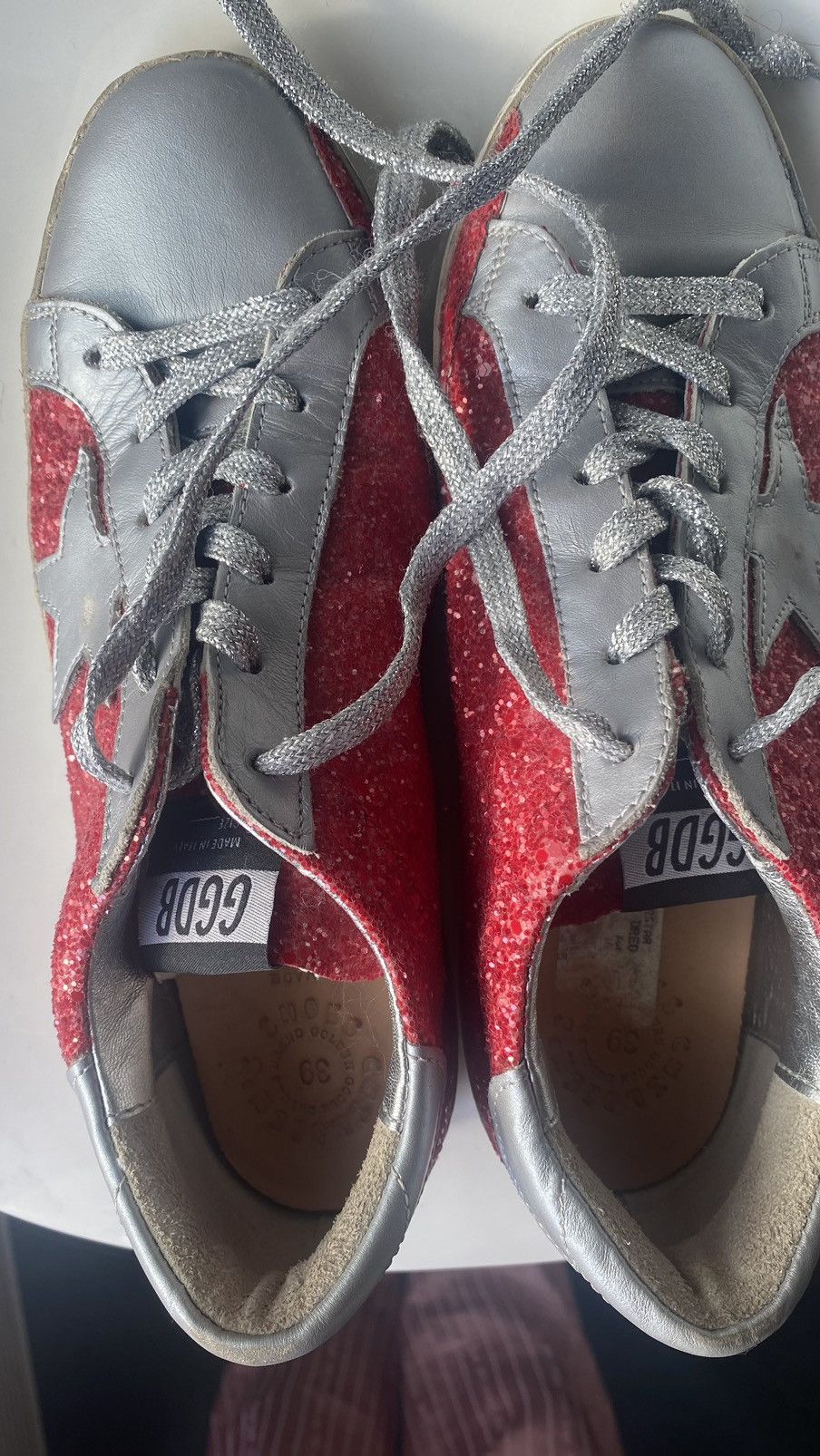Golden Goose Golden goose super star glitter Size US 9 / IT 39 - 11 Thumbnail