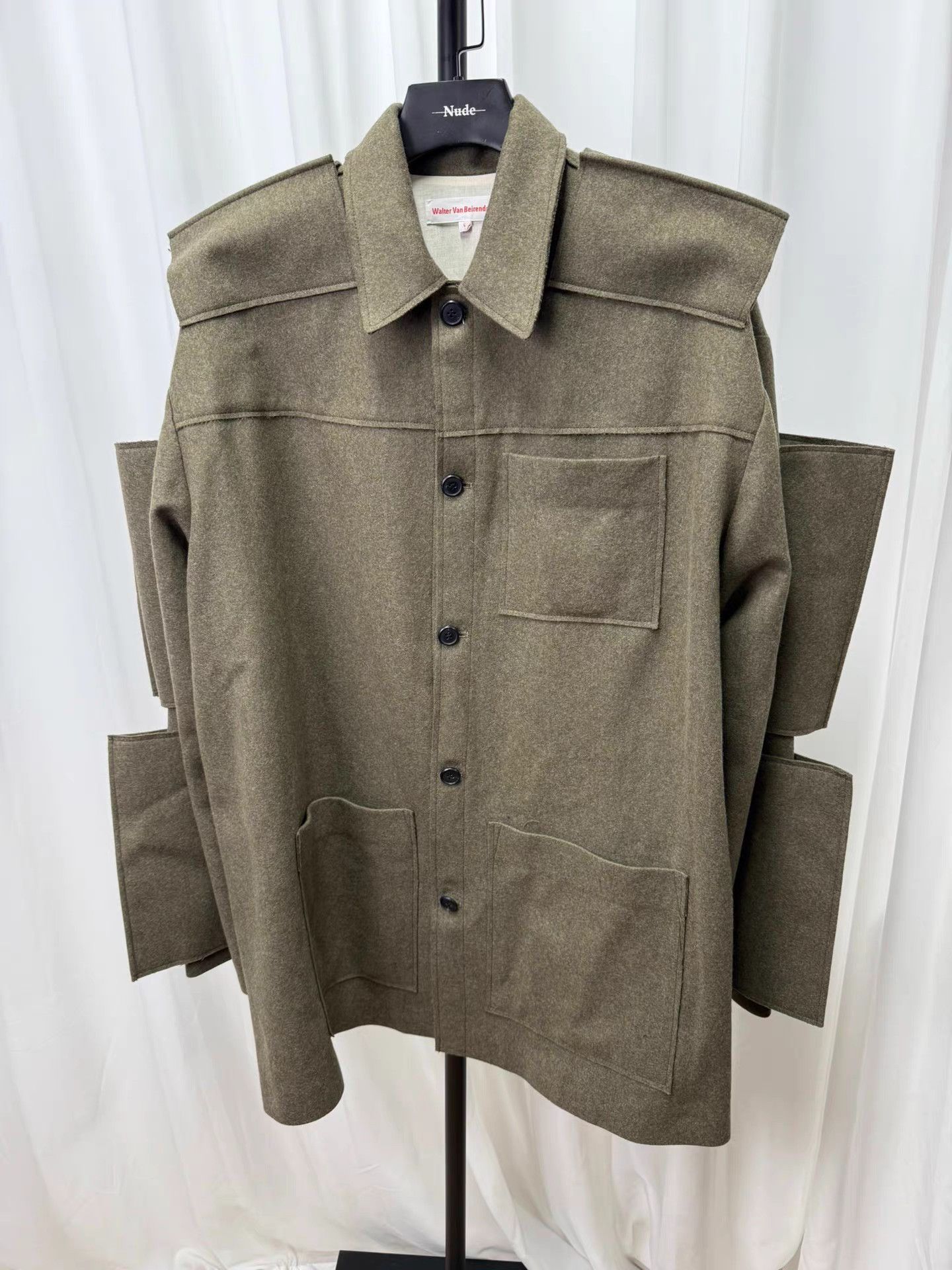 Walter Van Beirendonck Walter van beirendonck Patchwork Wool Jacket Coat K20 Size US L / EU 52-54 / 3 - 1 Thumbnail