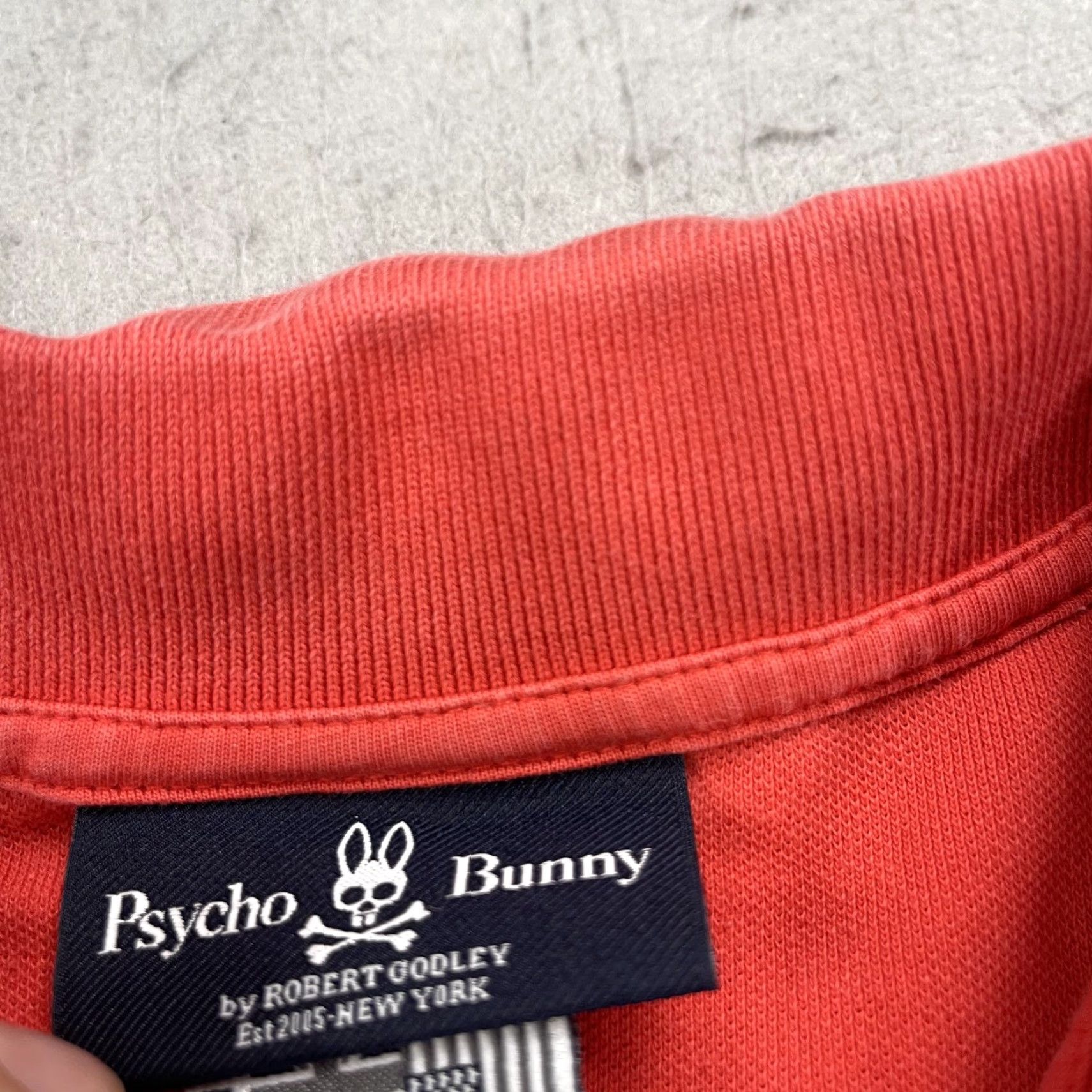 Psycho Bunny Psycho Bunny Polo Shirt Mens XL Red Solid 100% Pima Cotton Logo Polo Shirt Casual Mens XL Red Size US XL / EU 56 / 4 - 3 Thumbnail