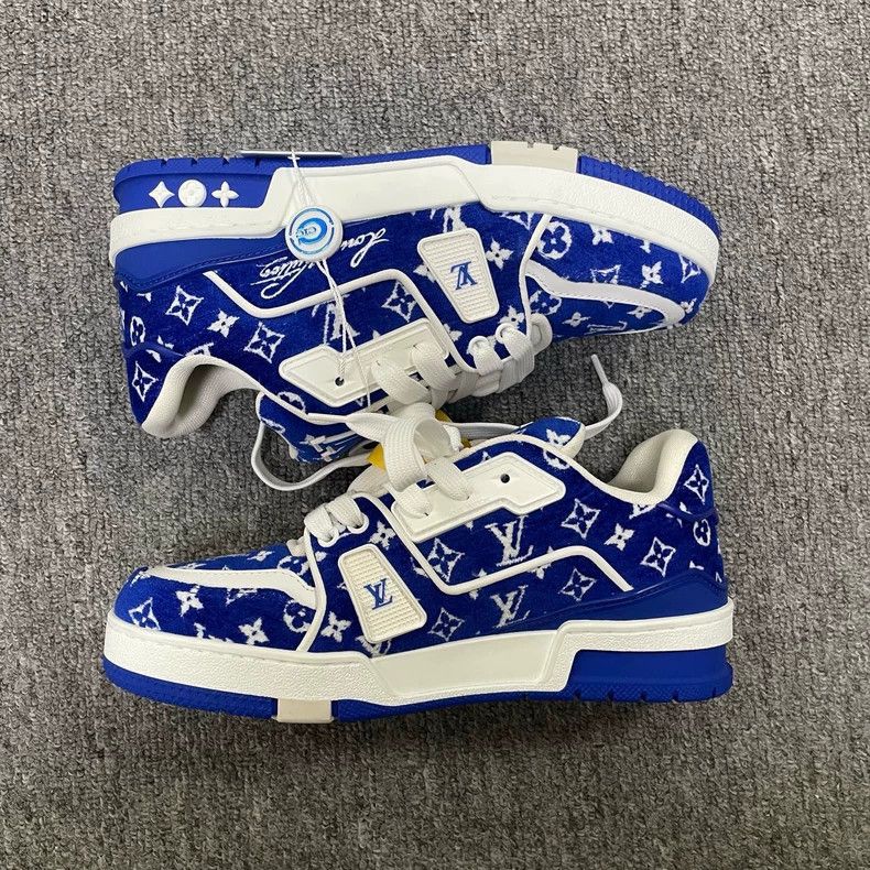 Louis Vuitton Louis Vuitton Low-Top Lace-Up Sneakers - dmc Size US 6 / EU 39 - 1 Thumbnail