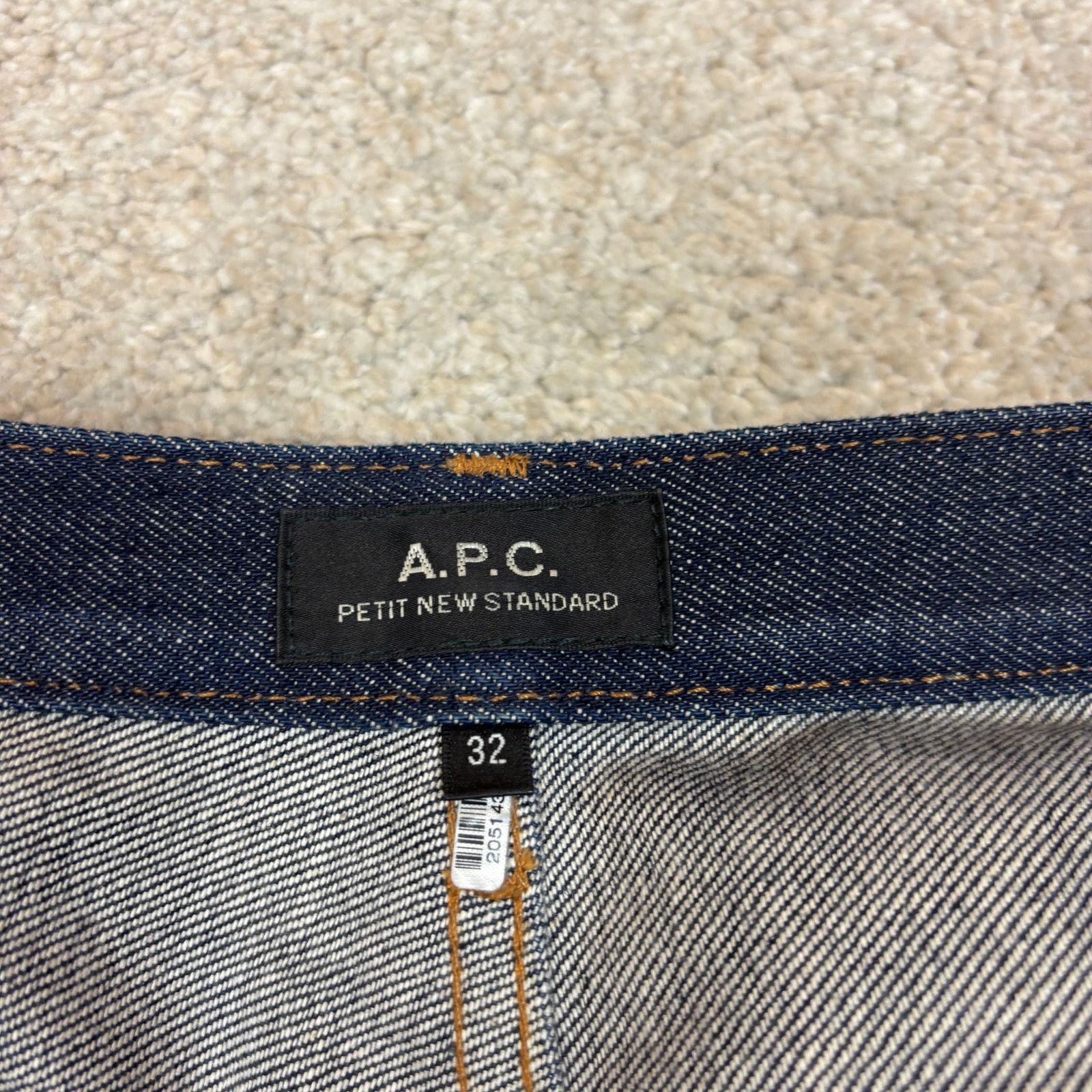 A.P.C. A.P.C. Petit New Standard Selvedge Denim Jeans Men's 32x30 Size US 32 / EU 48 - 6 Thumbnail