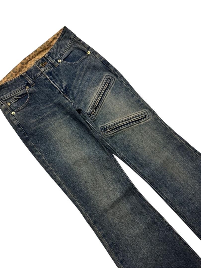 Tornado Mart 💥FLARE💥INSANE JAPANESE RUSTY MUDMAX BELL BOTTOM ZIPPER STYLE Size US 26 / EU 42 - 1 Thumbnail