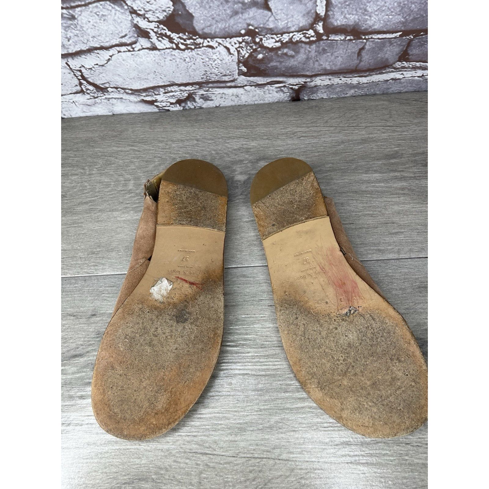 Rag & Bone Rag & Bone Pink Salmon Suede Leather Strap Flats Sandals Wom Size US 6.5 / IT 36.5 - 9 Thumbnail