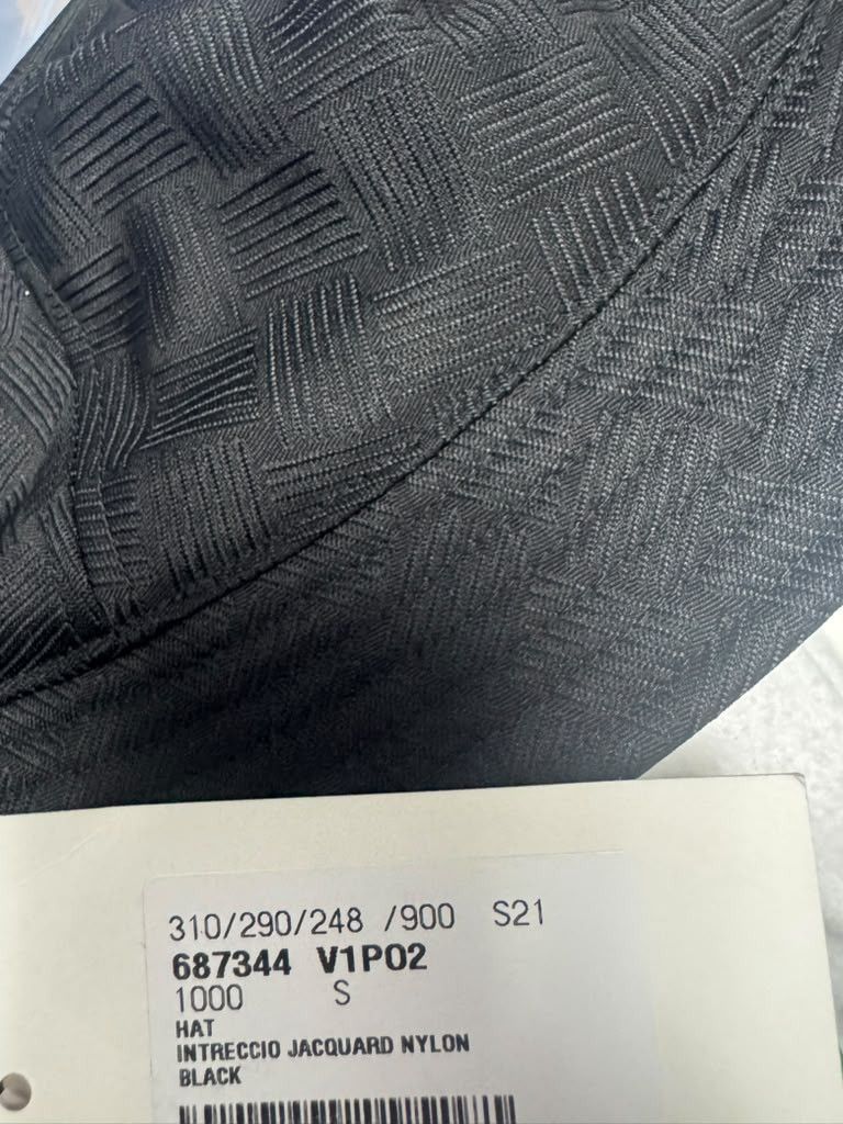 Bottega Veneta o1rshd1 Size: S / Intrecciato Jacquard Bucket Hat in Black Size ONE SIZE - 12 Thumbnail