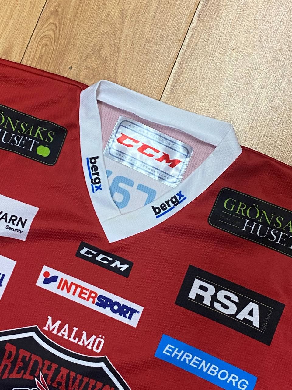 Ccm Official Malmö Redhawks hockey jersey Size US L / EU 52-54 / 3 - 3 Thumbnail