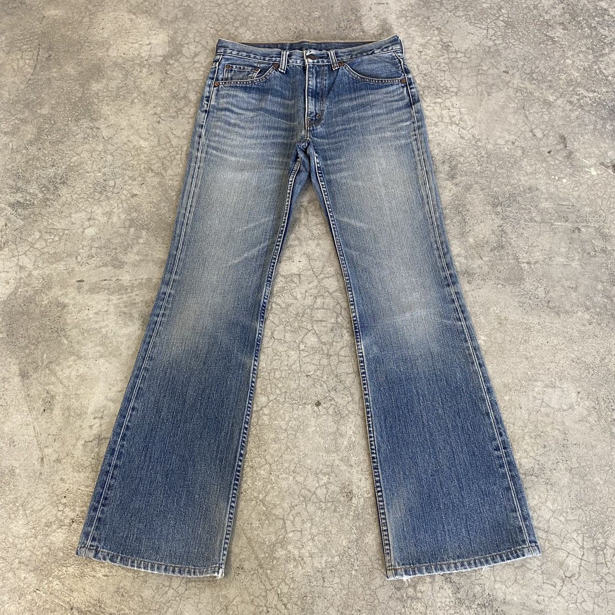 Levi's Vintage Levis 517 Faded Blue Bootcut Flared Jeans Size US 30 / EU 46 - 1 Thumbnail
