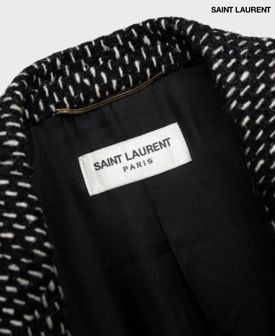 Hedi Slimane × Saint Laurent Paris Hedi Slimane Runway Saint Laurent Blazer - F/W14 Size S / US 4 / IT 40 - 6 Thumbnail