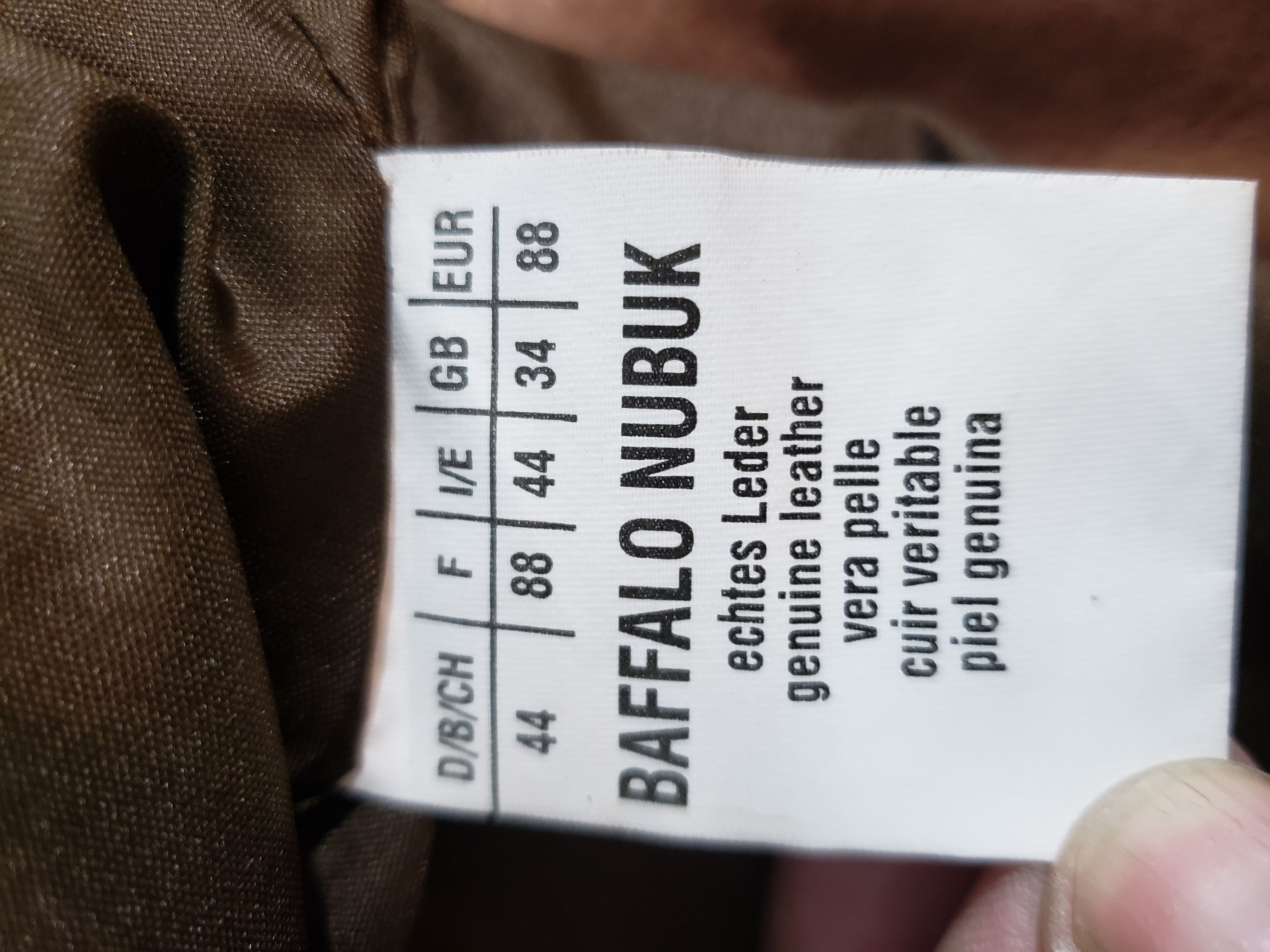 Genuine Leather Brown leather pants made of nubuck leather. Size US 29 - 10 Thumbnail