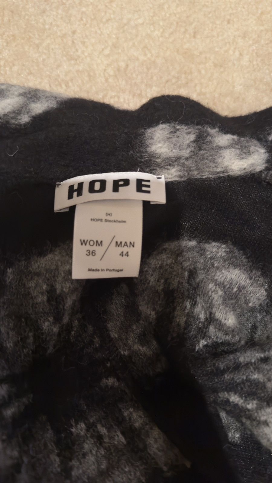Hope Hope jacket flower design wool Size US S / EU 44-46 / 1 - 2 Thumbnail
