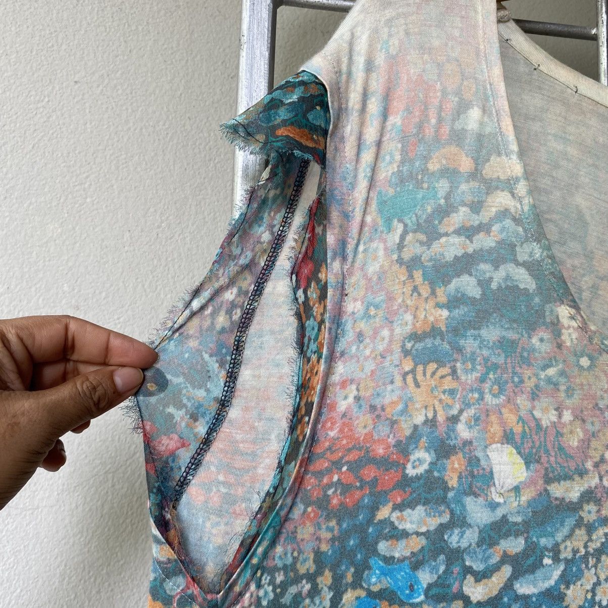 Tsumori Chisato Tsumori Chisato Floral Ruffle Strap Maxi Dress Size XS / US 0-2 / IT 36-38 - 7 Thumbnail