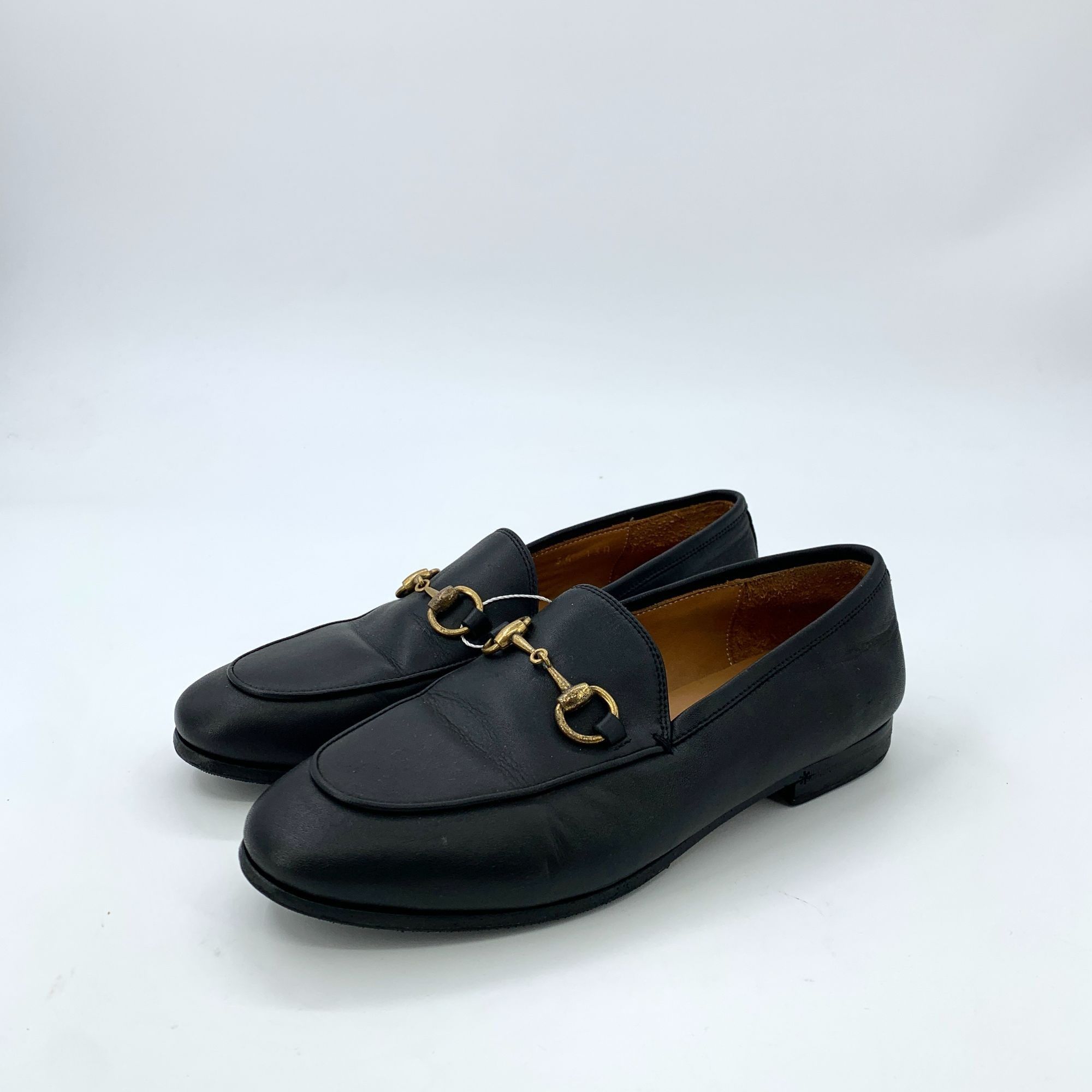 Gucci Gucci Black Round Toe Horsebit Loafers (Size 34) Size US 4 / IT 34 - 1 Thumbnail